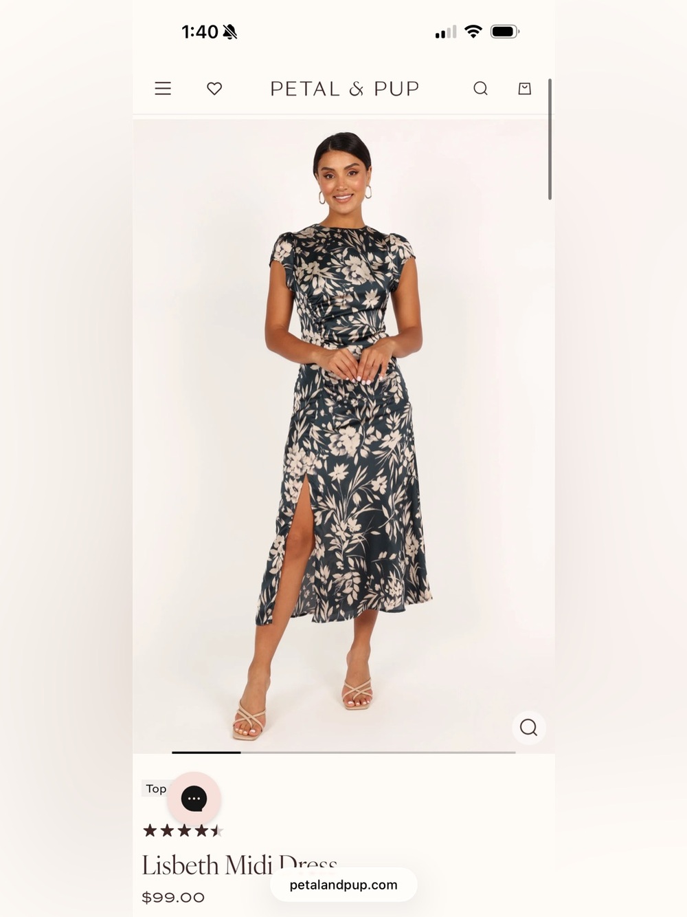 New Petal & Pup midi Dress